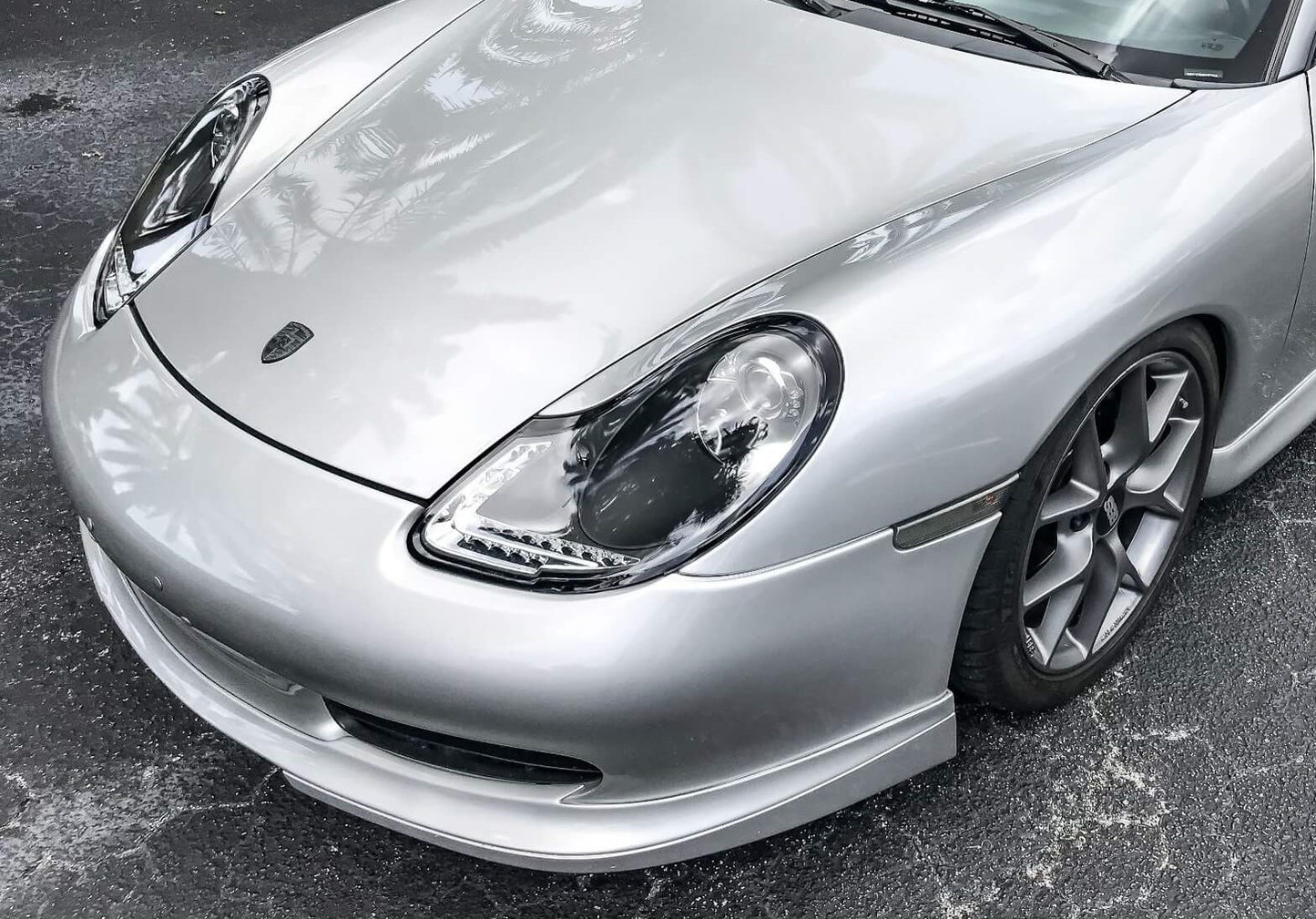 Porsche 986 Boxster polyurethane chin spoiler ruf lip 97-04 GT3 RS SPYDER LOOK